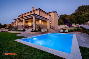 Villa Ante - new villa with pool, big garden with great sea view - by Traveler tourist agency Krk ID 2183